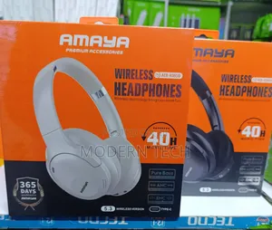 Amaya Aeb-H360d (Anc) Over-Ear Wireless Bluetooth Headphones