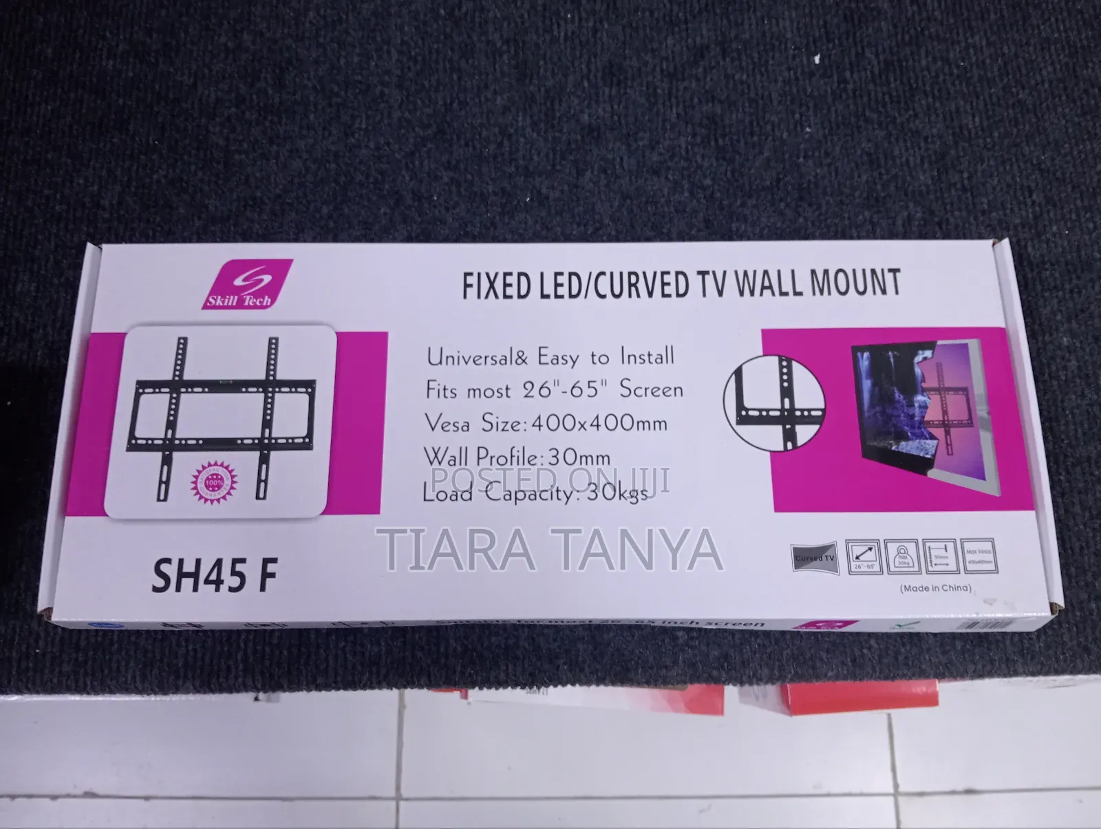 Skilltech Sh 45 Wall Mount 26" to 65" Fixed Wall Mount