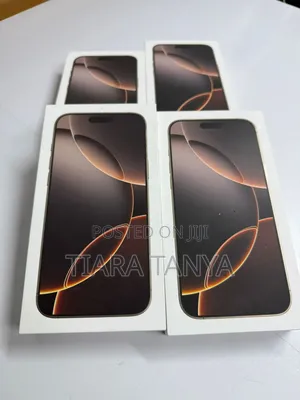 New Apple iPhone 16 Pro Max 256 GB Black