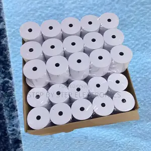 50 Pieces of 80mm by 80mm by 13mm Thermal Rolls Paper Rolls