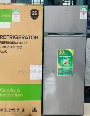 Syinix 210litres Defrost Double Door Refrigerator