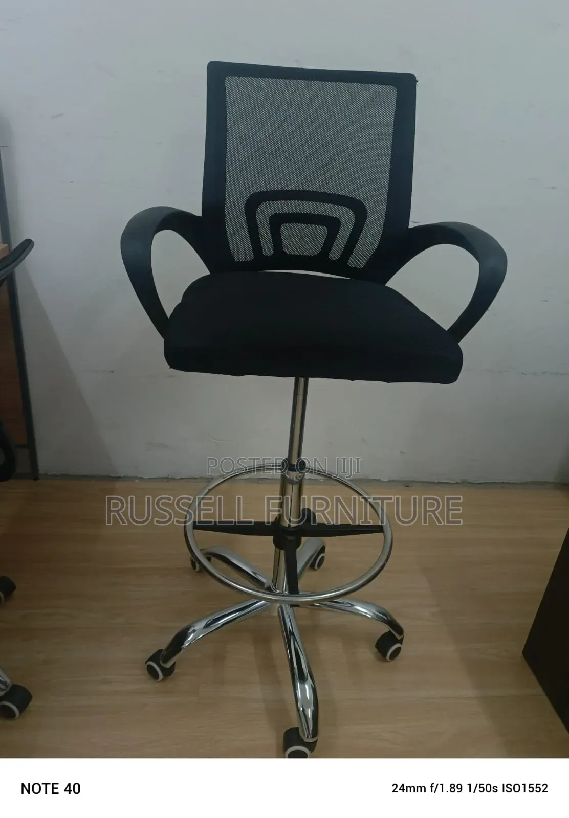 Mesh Study Table With Uplifted Height
