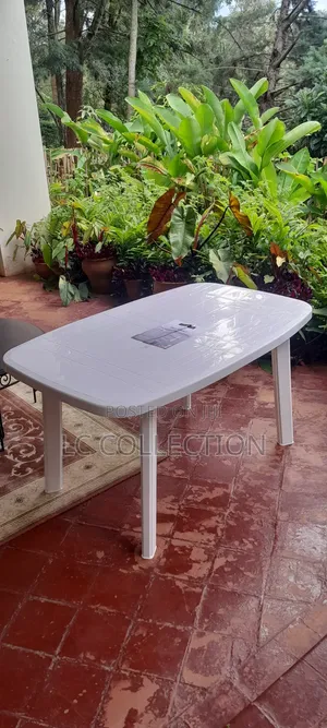 White Rectangular Table for Dining