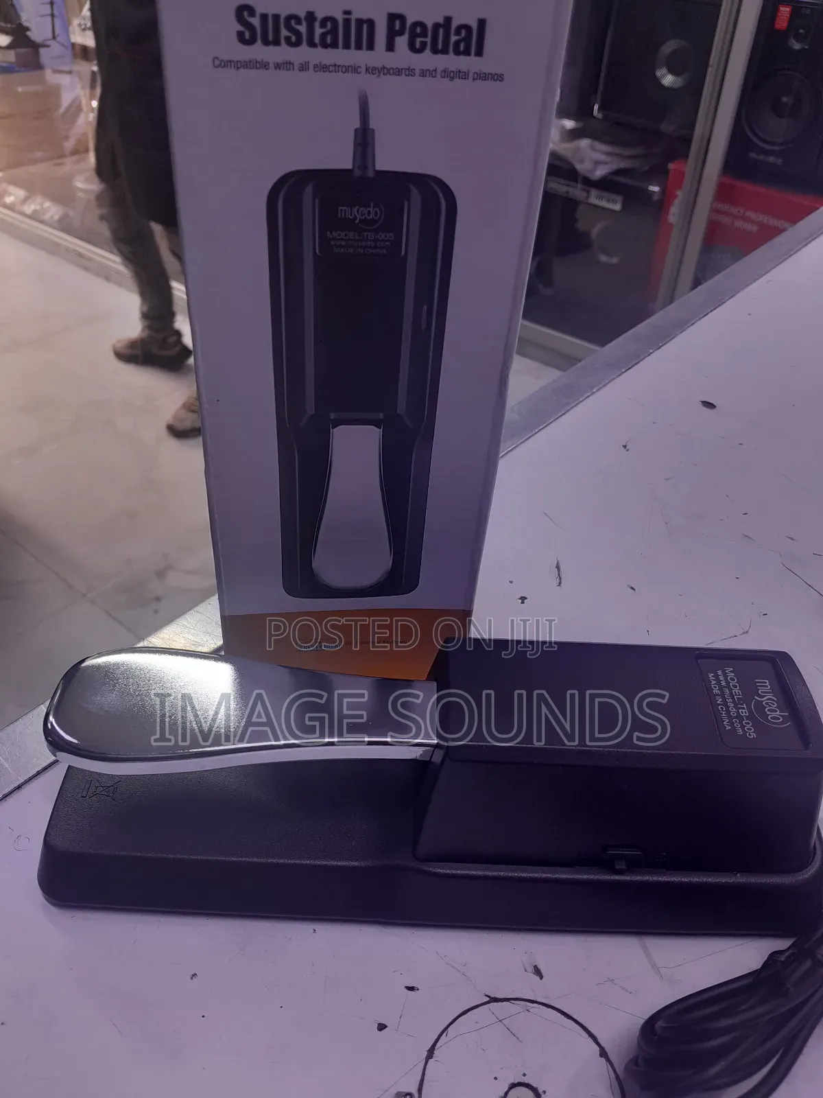Sustain Pedal Piano Style With Polarity Switch