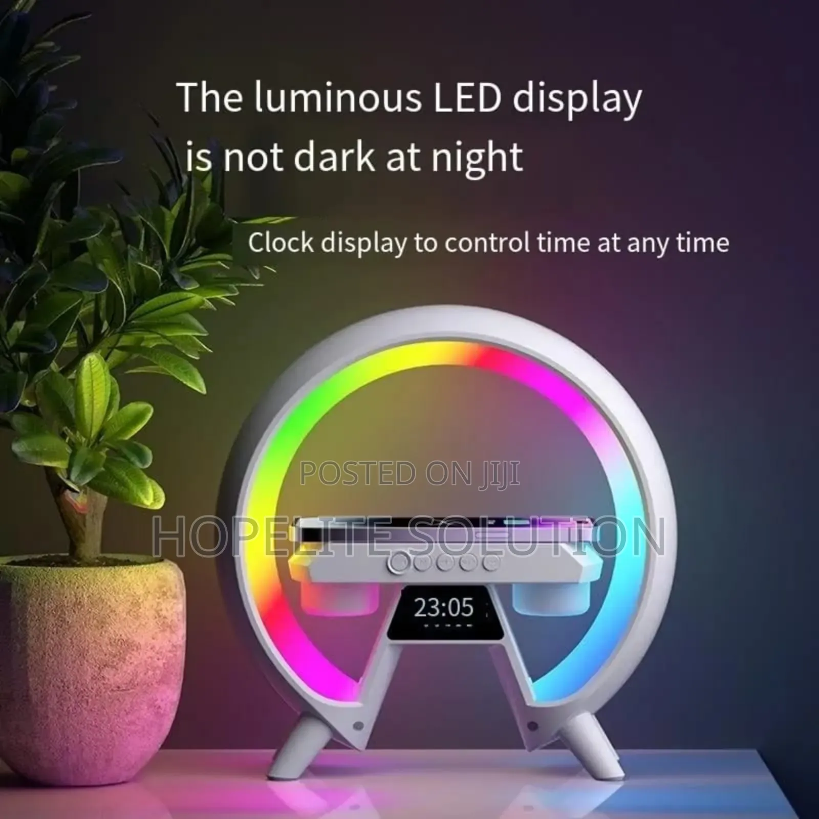 Wireless Charger Lamp/Bluetooth Speaker