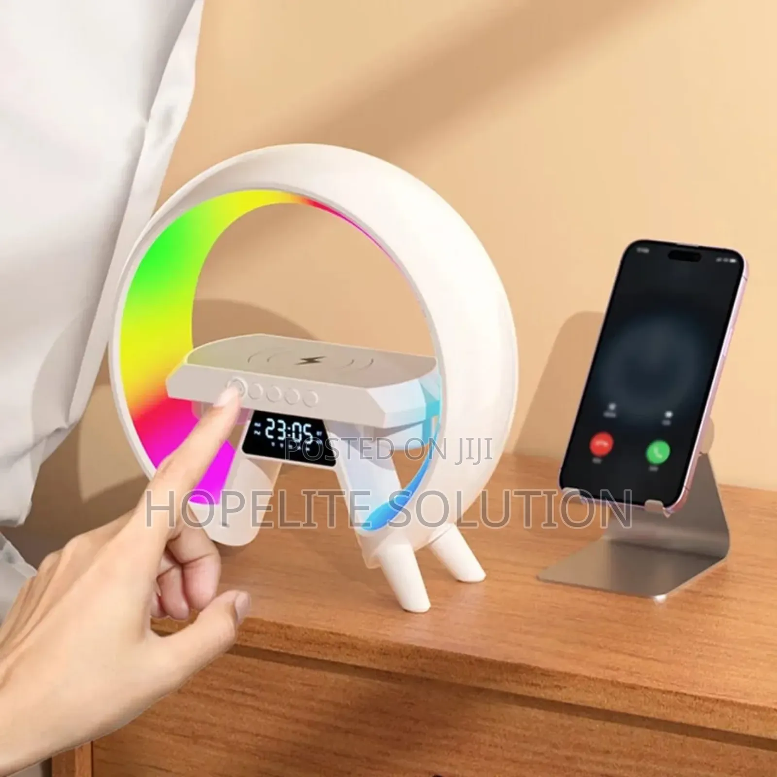Wireless Charger Lamp/Bluetooth Speaker