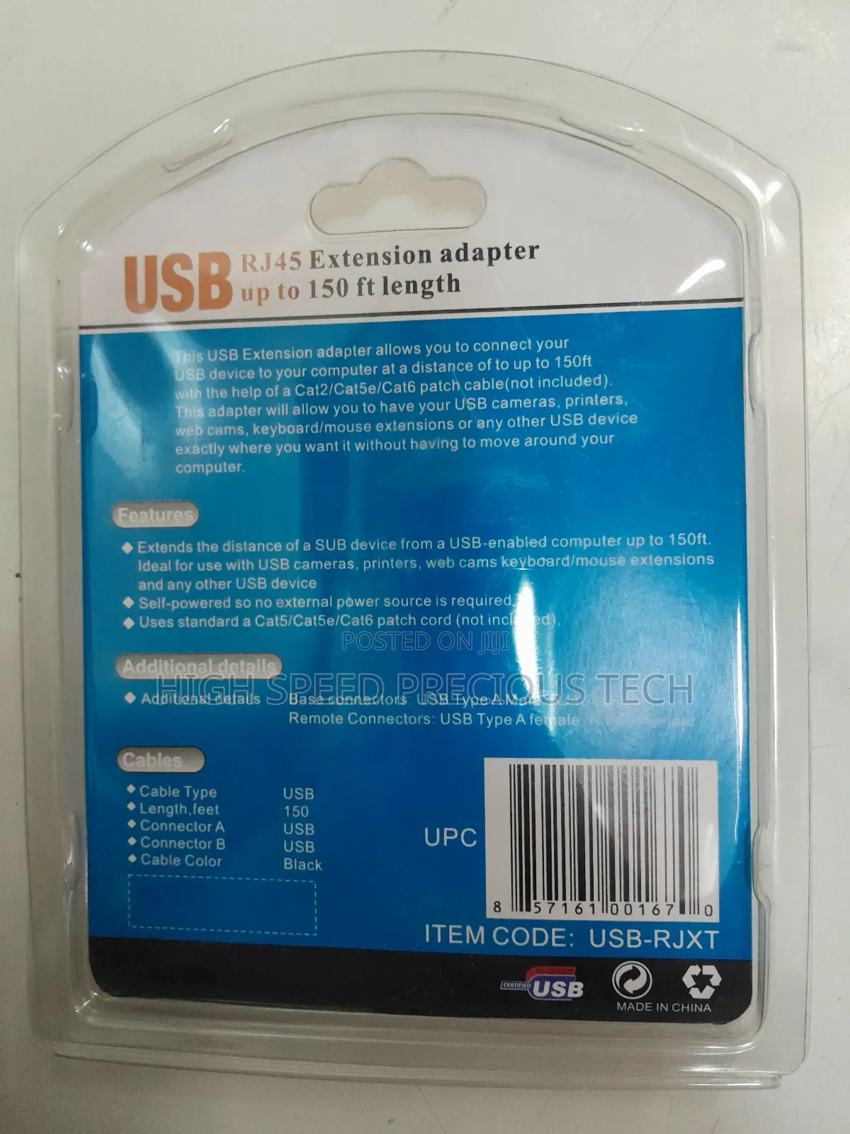 Usb Rj45 Extension Adapter 50m