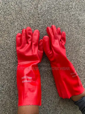Pvc Double Dip Gloves Puncture And Tear Resistant Gloves.