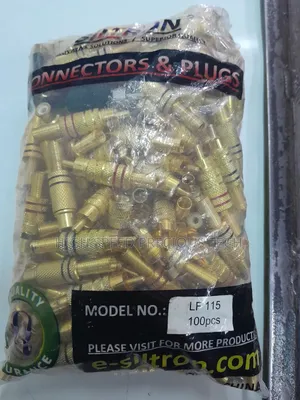 Rca Male and Female Connectors Gold