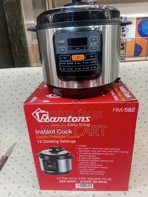 Ramtons 6l Electric Cooker – Electric Pressure Cooker