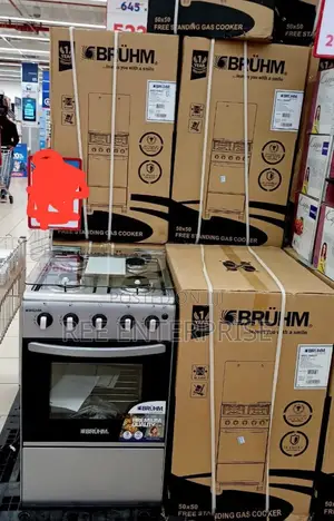 Efficient Bruhm Full Gas Standing Cooker 50*55