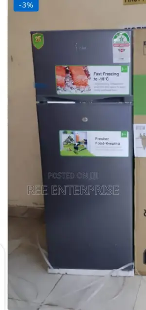 Legit Syinix 210ltrs Double Refrigerator.