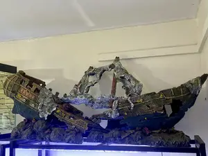 Legendary Shipwreck Aquarium Ornament – A Fish Favorite
