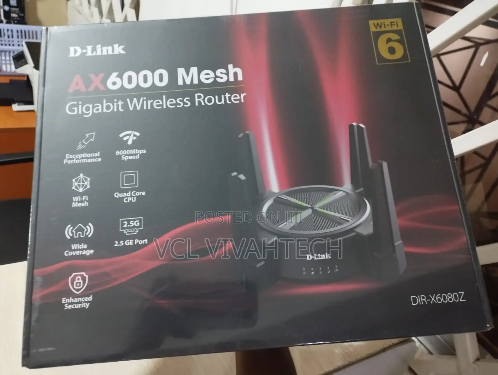 D-Link Ax6000 Multi Gigabit Wi-Fi 6 Router - Dir-X6080z