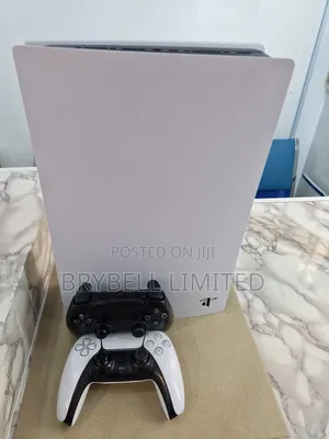 Playstation 5 Digital Edition With 2 Controllers ,5 Games