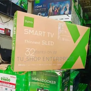 32smart Tv!!Syinix Ultra Slim Frameless 