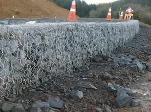Galvanized Gabion Rock Barriers
