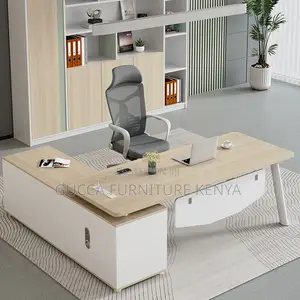 Desk's:180cm Office Desk With Built-in Cable Organization