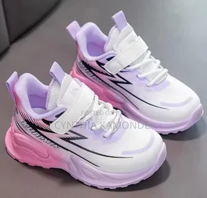 Pink Blue Kids Sneakers