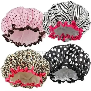 Fancy Satin Shower Cap