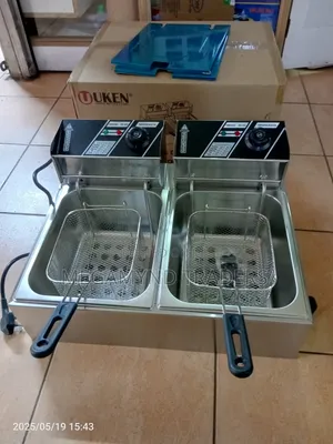 Electric Deep Fryer 6 L + 6 L / Uken Electric Deep Fryer