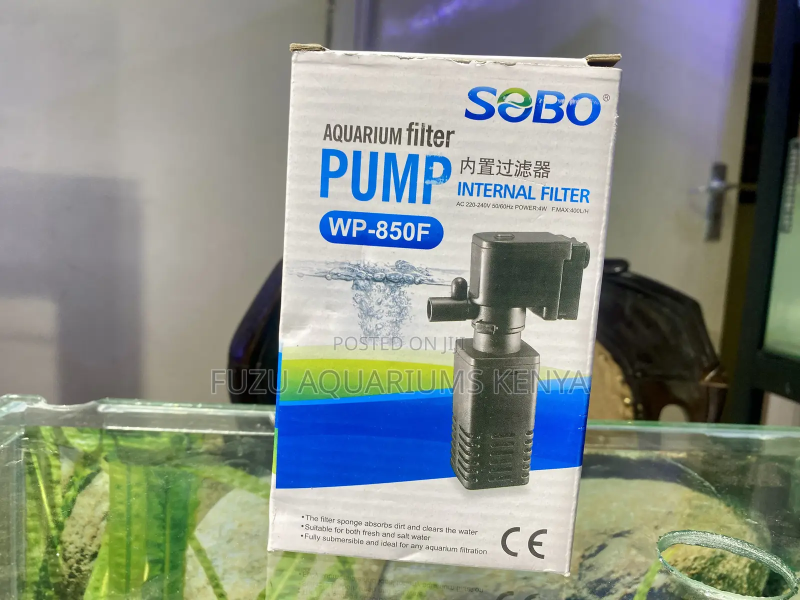 Aquarium Filter Pump – Sobo Wp-850f for Clean Water