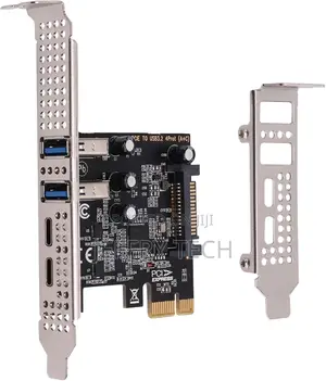 Pci Expansion Card 4-Ports (Type-C+A) Usb 3.2 Expansion Card
