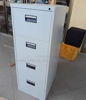Cabinets:Office Vertical Steel File Storage Locker(4-Drawer)
