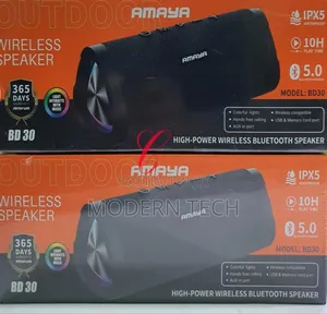 Amaya Bd30 Wireless Bluetooth Speaker Ipx5 Waterproof
