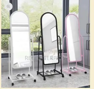Smooth Rolling Wheel Full Length Dressing Mirror