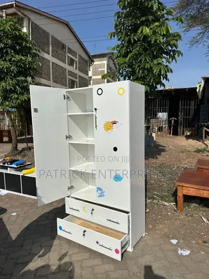 Modern Wooden Kids Wardrobe