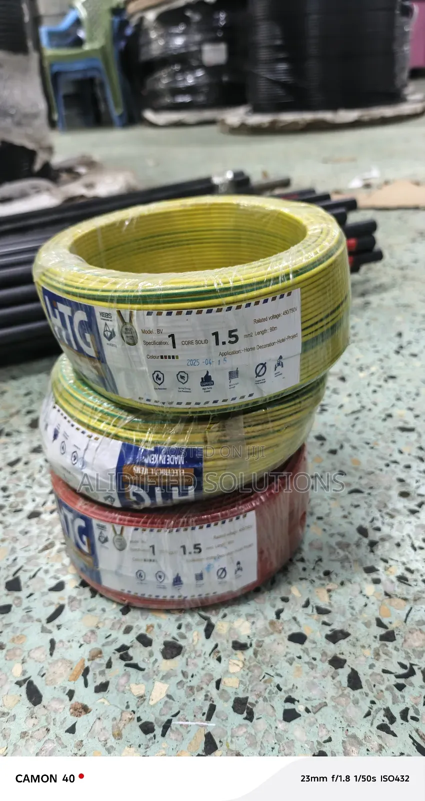 HTG 1.5mm Single Cable <>Local Cable 90 M