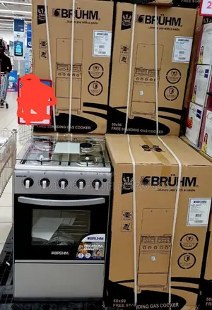 50*55 Bruhm Full Gas Standing Cooker