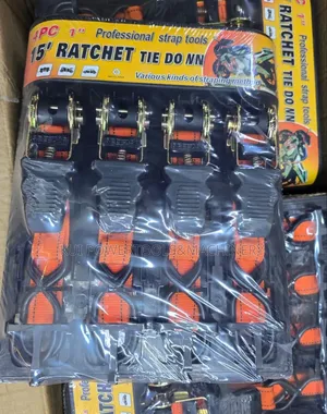 4pcs 15' Ratchet Tie Down / Ratchet Tie