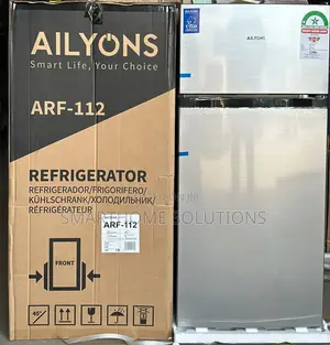Ailyons 112l Silver 2 Door Refrigerator