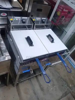 Deep Fryer Twin Tank With Stand