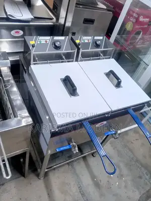 Deep Fryers Station Double Tank