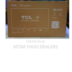 TCL 50” Inch- Frameless //Bt-Enabled- Ultrahd Googletv,-
