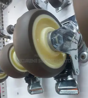 -Inch Trolley Wheels With Brakes
