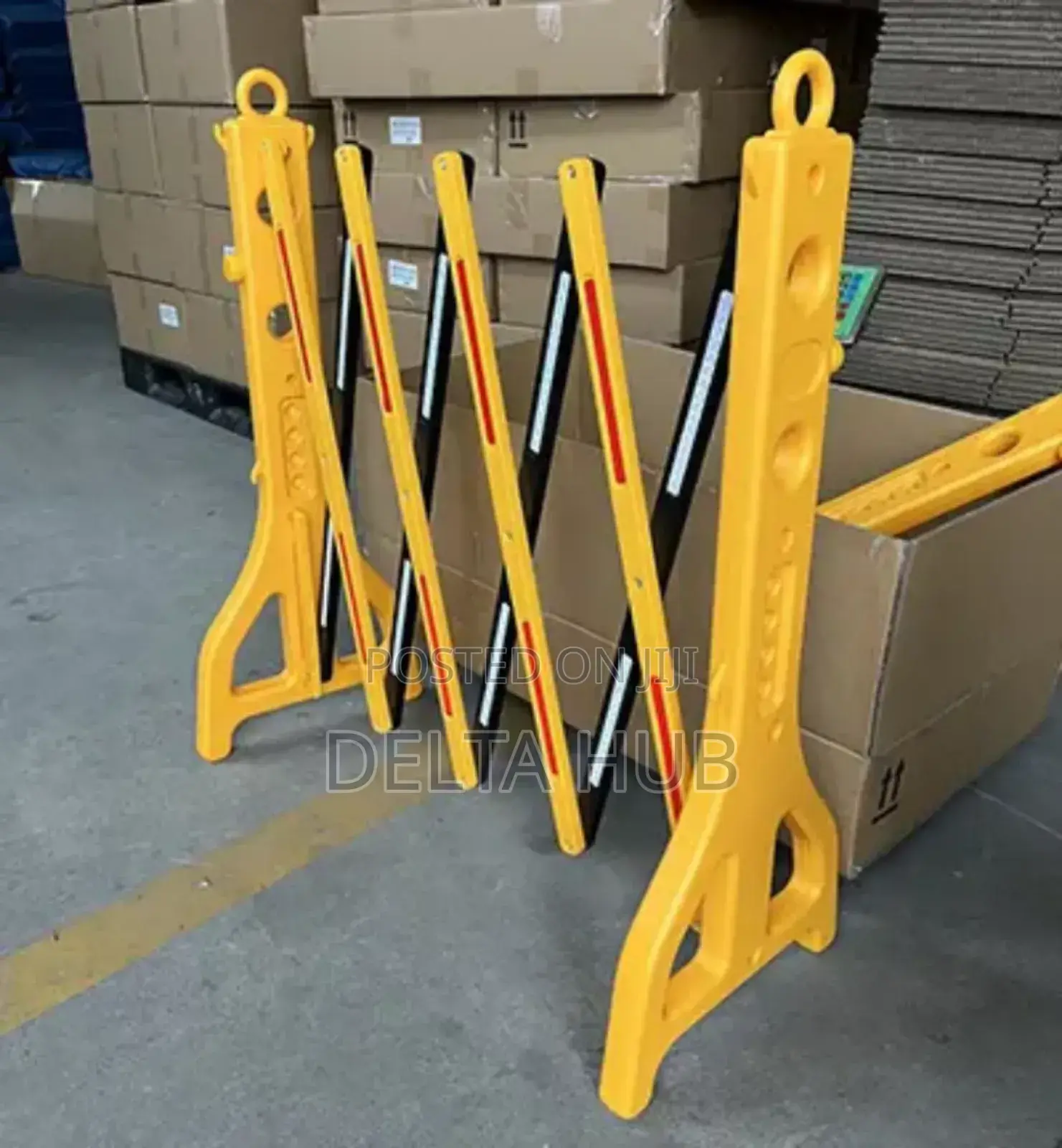 Retractable Temporary Plastic Barrier