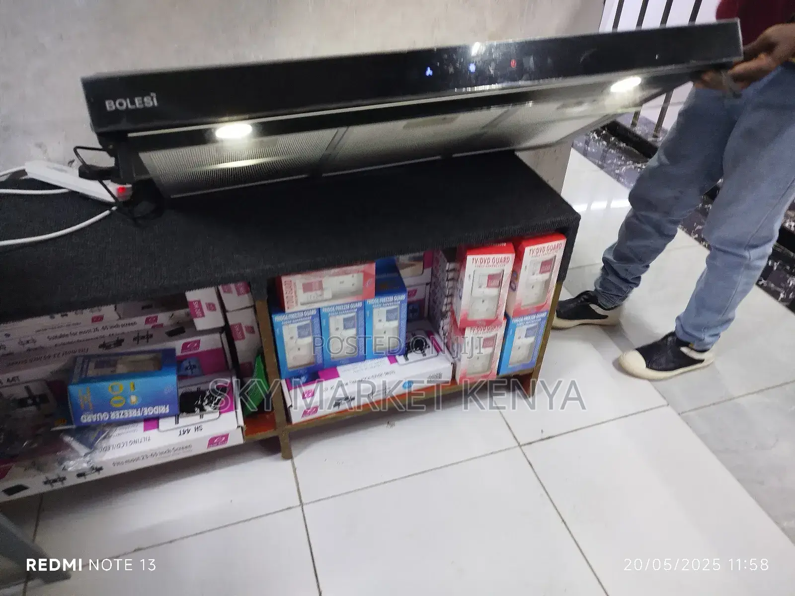 Bolesi Kitchen Hood 90cm Undercabinet