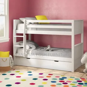 4x6 Compact Kids Double Decker Bed With Storage
