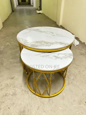 New Model Pure Ceramic Marble Top Nesting Coffee Table