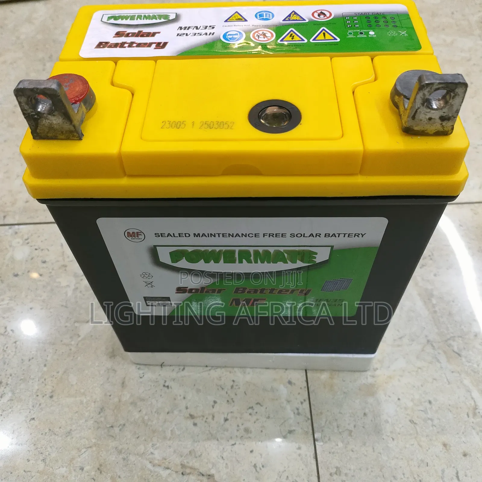 035ah /12v Maintenance Solar Battery