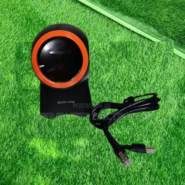 Shockproof 2d Desktop Round Table Mount Barcode Scanner