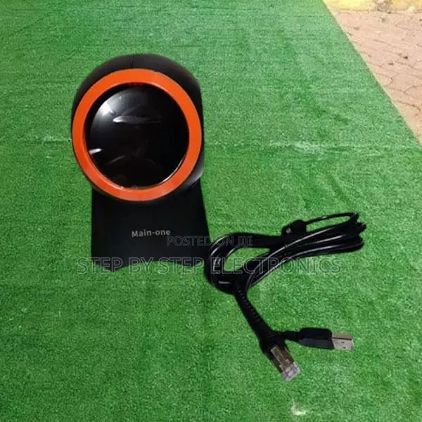 Inbuilt Cpu 2d Desktop Round Table Mount Barcode Scanner