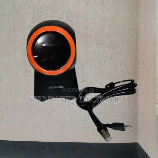 Retail Shops 2d Desktop Round Table Mount Barcode Scanner