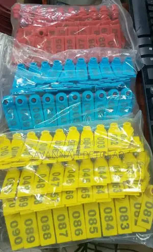Numbered Animal Identification Slim Tags Available at 25/-
