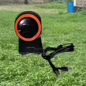 Light Weight 1d/2d Desktop Round Table Mount Barcode Scanner