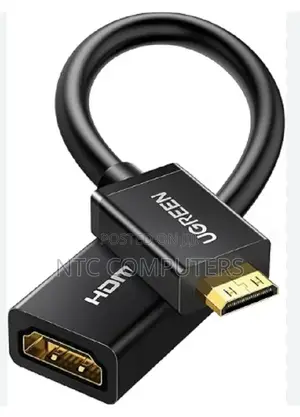 Ugreen Mini Hdmi Male to Hdmi Female Adapter (Black)